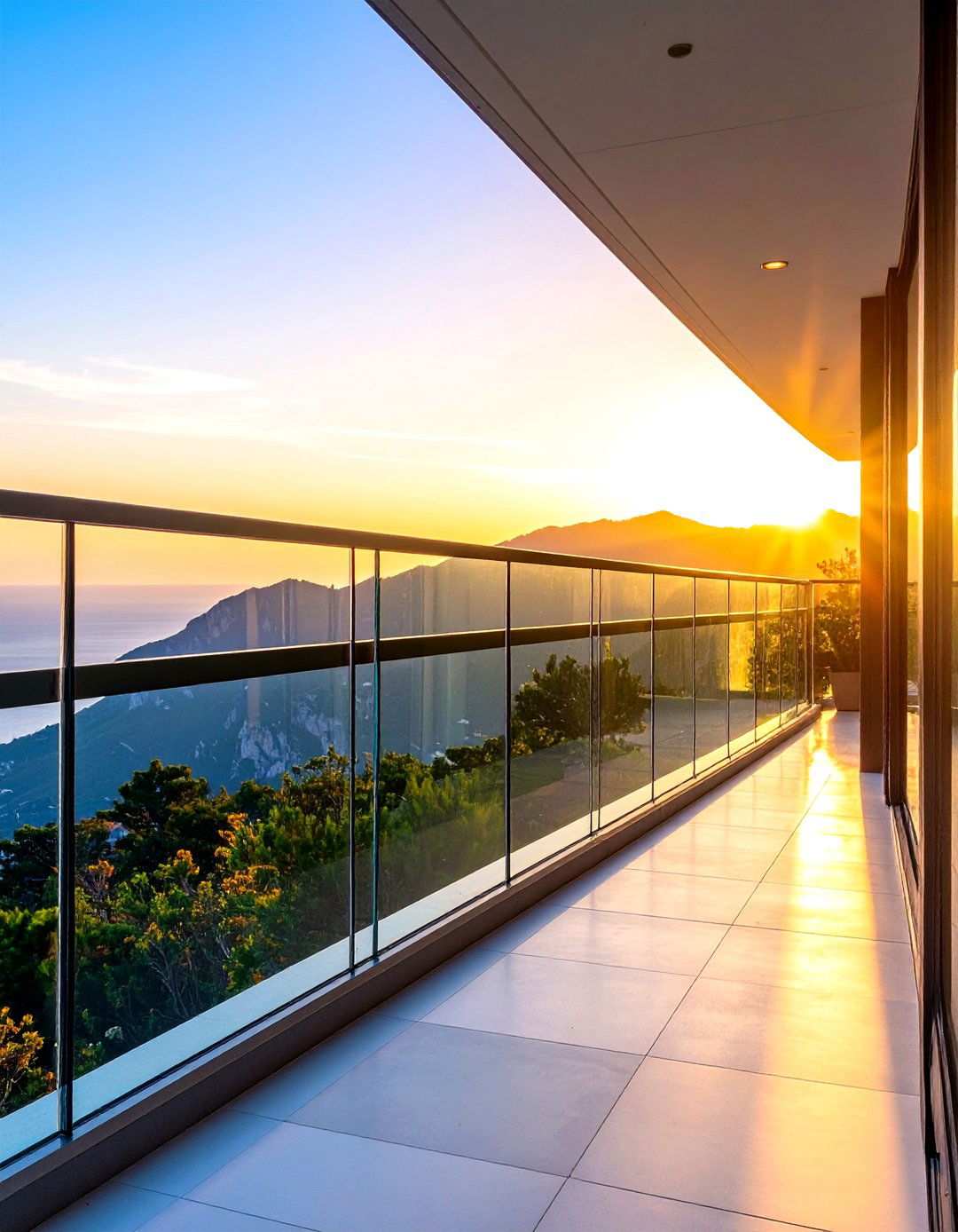 Glass Railing Showcase - 24 Large Balcony Ideas