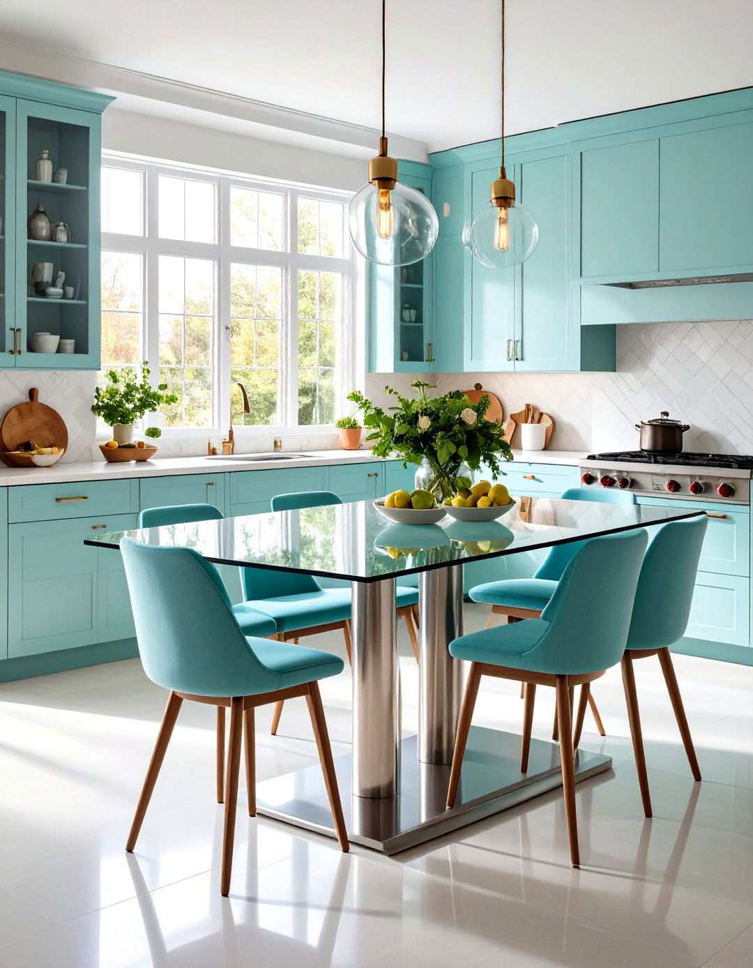 Glass Top Kitchen Tables - 24 Small Kitchen Table Ideas