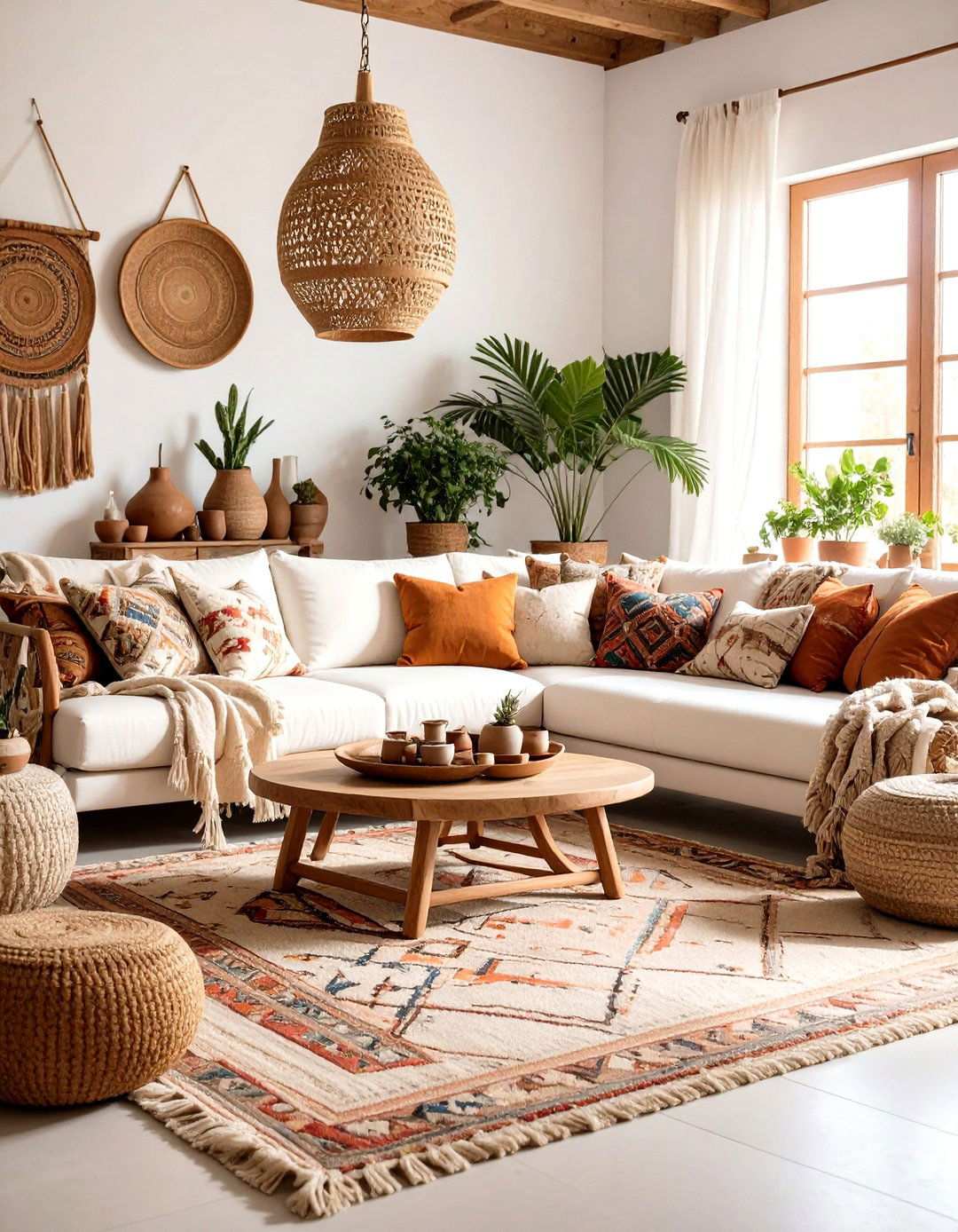 Global Fusion White Living Room - 24 White Living Room Ideas