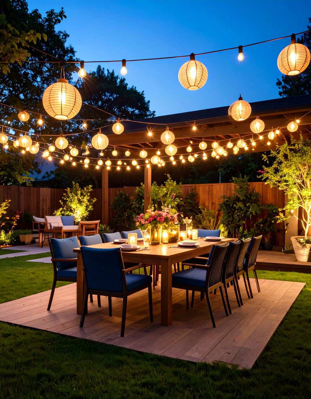 Globe String Light Arrangements - 24 Patio String Light Ideas