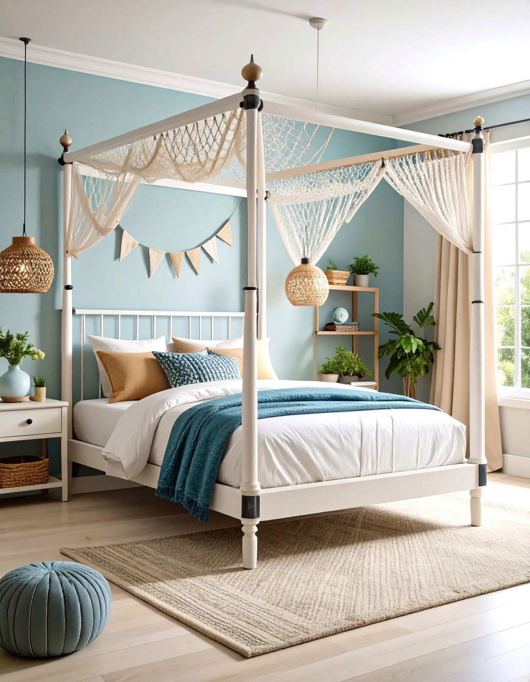Goalpost Architectural Elements Design - 24 Soccer Themed Bedroom Ideas