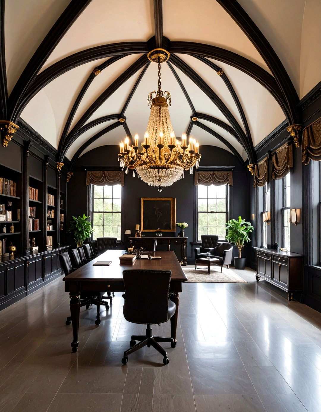 Gothic Revival Cathedral Tray Ceiling - 24 tray ceiling ideas