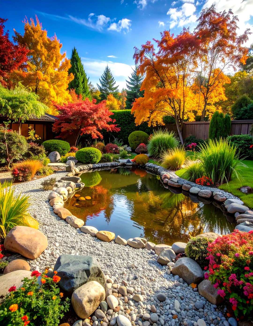 Gravel Drainage Border - 24 Pond Edging Ideas