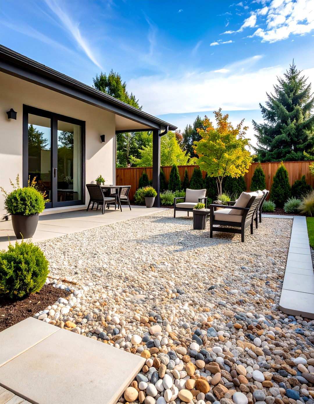 Gravel Patio Areas - 24 Patio Flooring Ideas