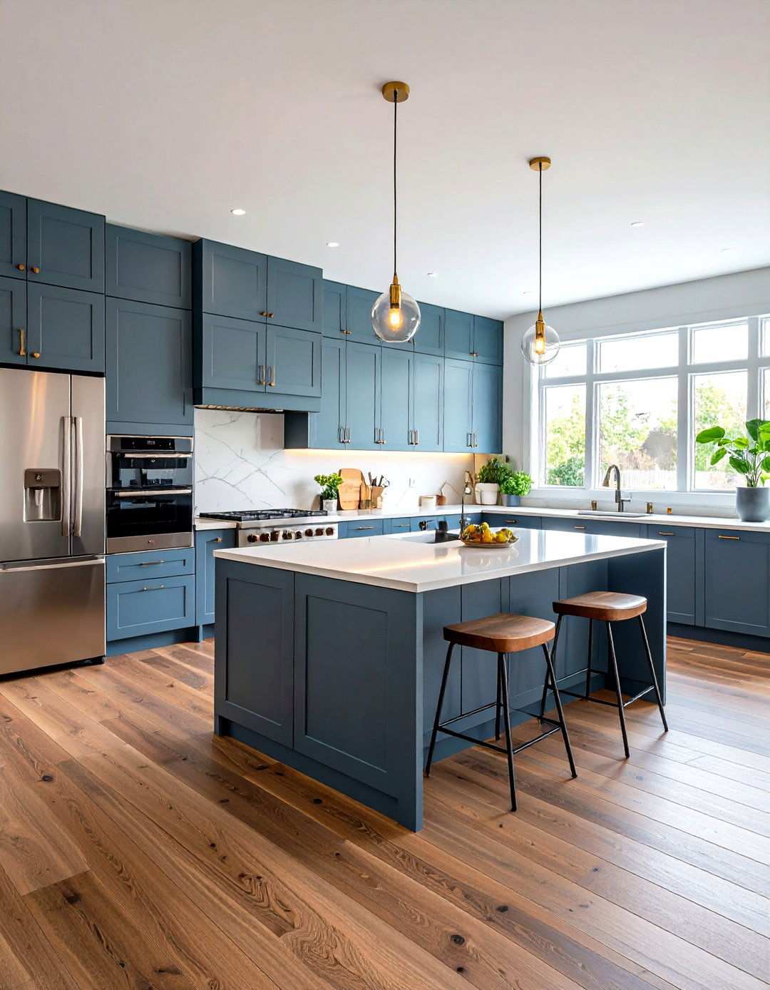 Gray Kitchen Cabinets Dark Wood Floors - 24 Kitchen With Dark Wood Floors