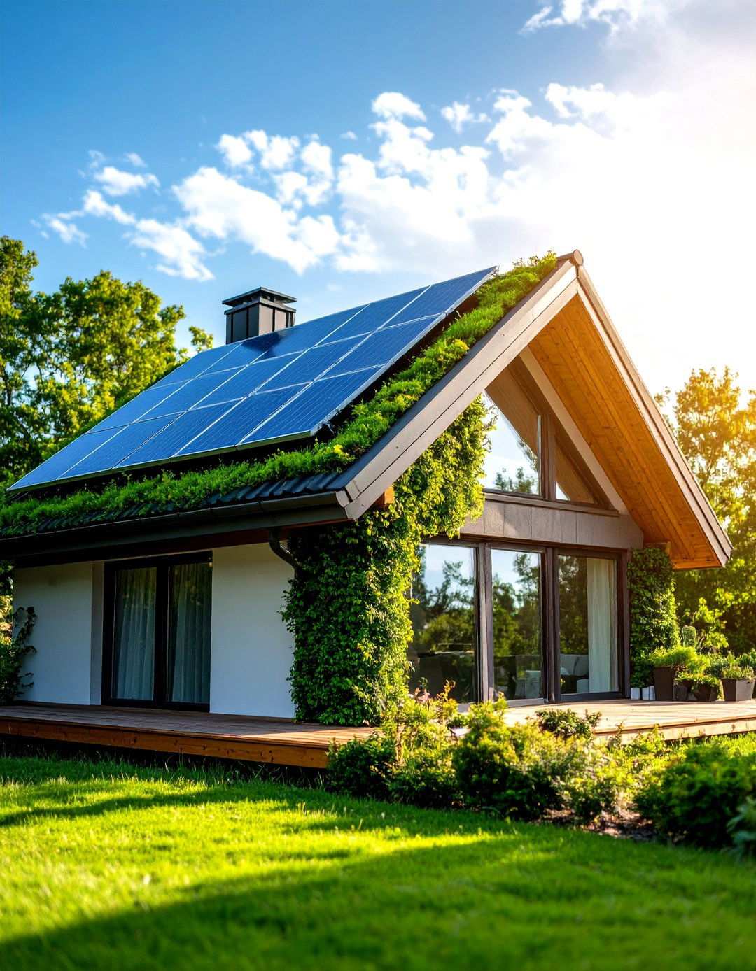 Green Roof Integration Systems - 24 Minimalist House Exterior Ideas