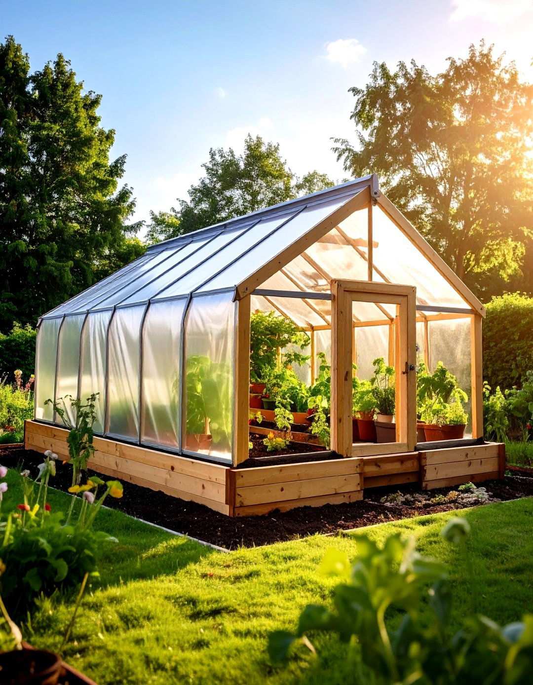 Greenhouse Cover Garden Bed Systems - 24 Raised Garden Bed Ideas
