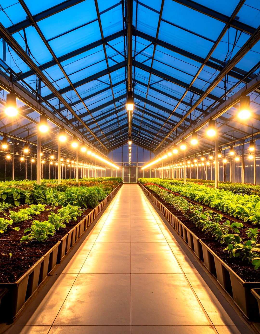Greenhouse Lighting with Growing Season Extension - 24 Outdoor Lighting Ideas