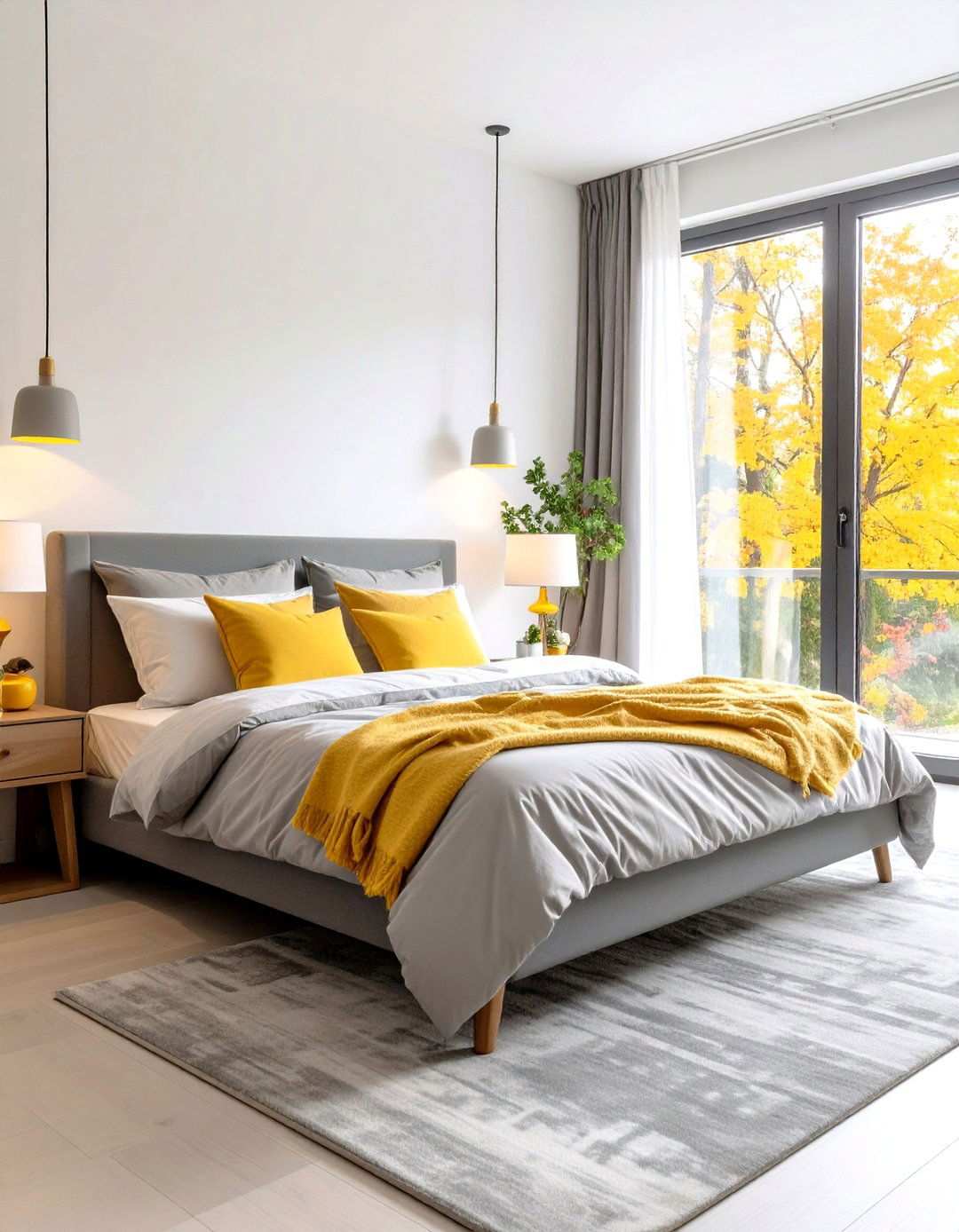 Guest Room Sophisticated Yellow and Grey Bedroom - 24 Yellow and Grey Bedroom Ideas