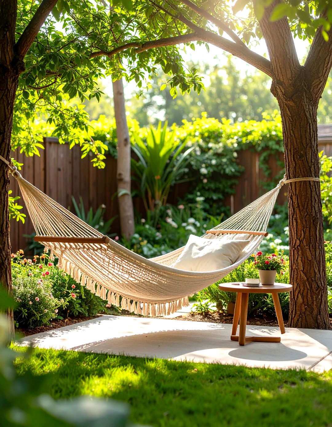 Hammock Grove Relaxation Zone - 24 Rustic Patio Ideas