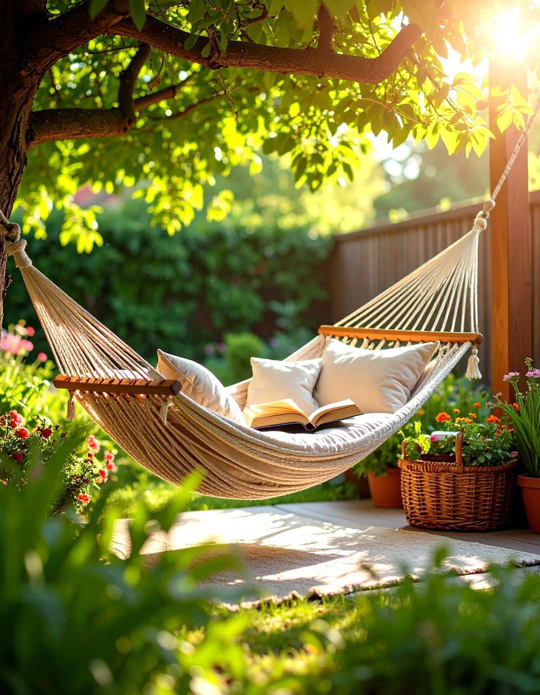 Hammock Haven Reading Spot - 24 Outdoor Reading Nook Ideas