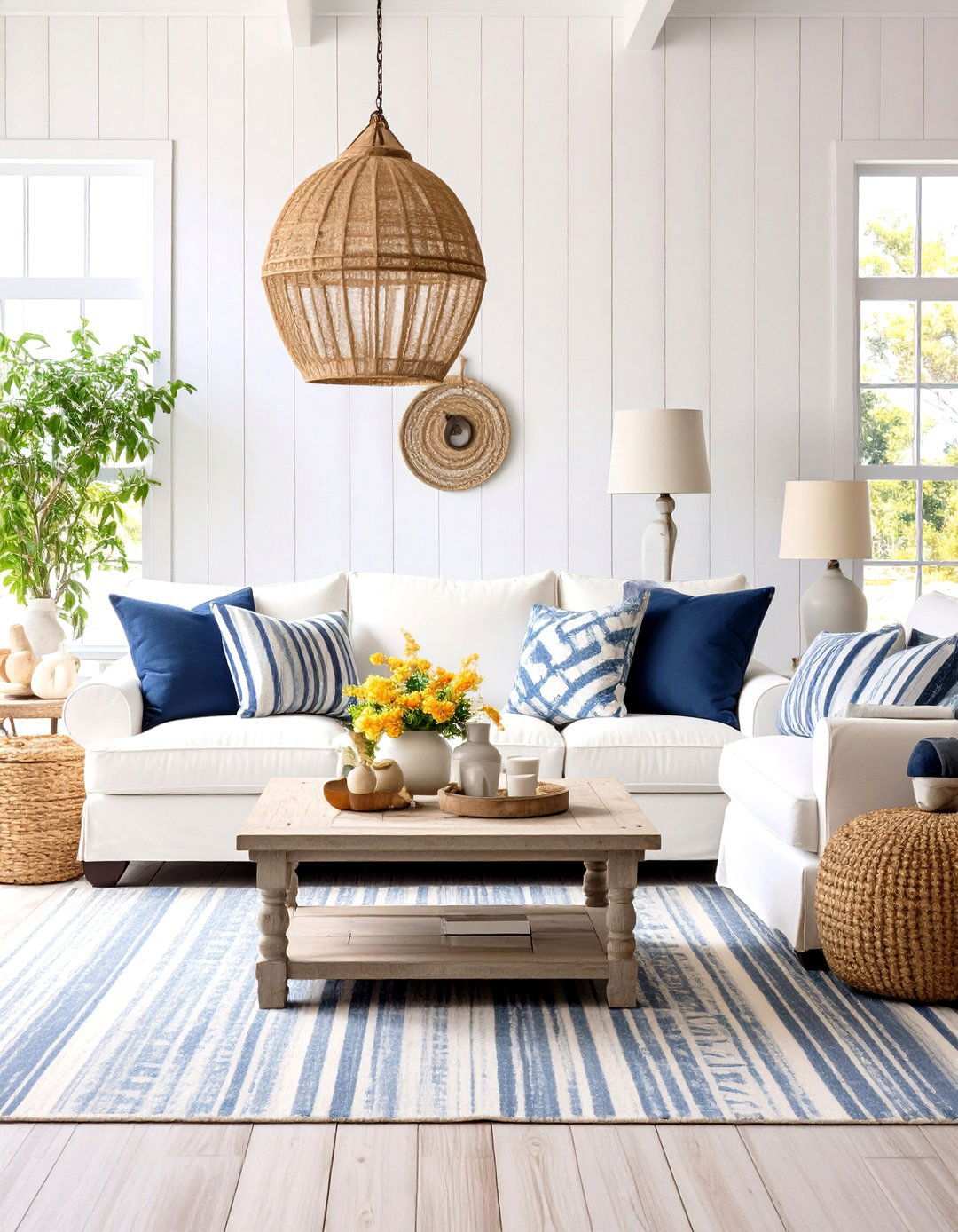 Hamptons Coastal Retreat - 24 Ralph Lauren Living Room Ideas