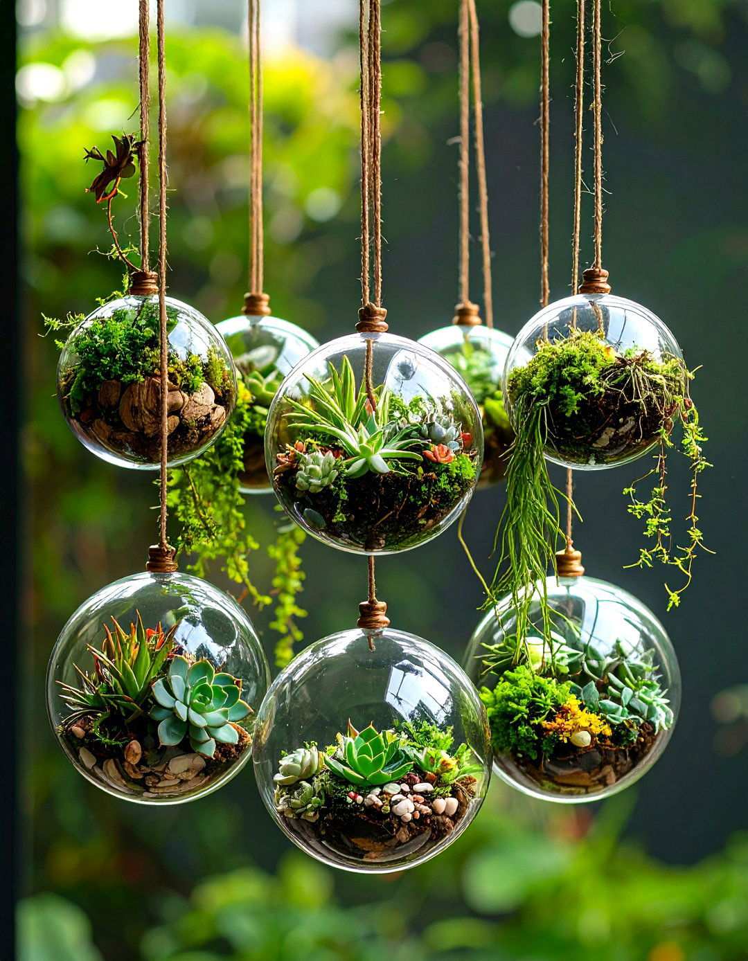 Hanging Globe Air Garden - 24 Terrarium Ideas