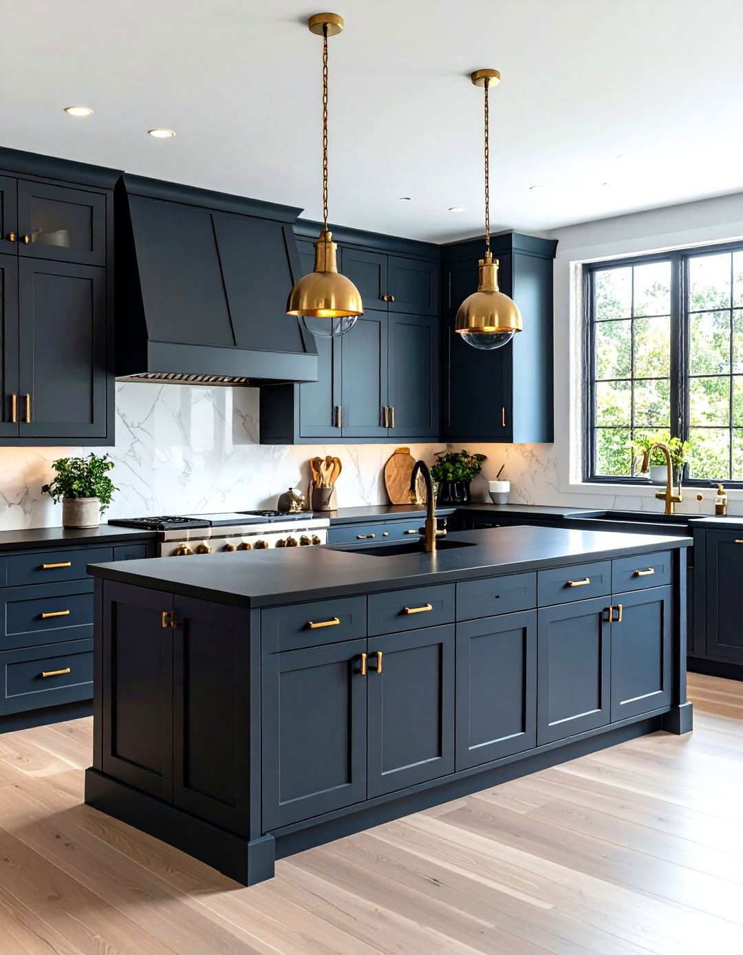 Hardware and Fixture Selection - 24 Kitchen With Gray Cabinets And Black Countertops Ideas