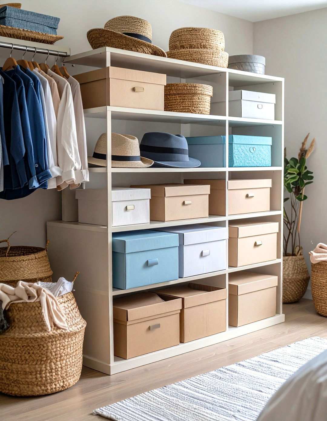 Hat Box Stacking Systems - 24 Hat Storage Ideas