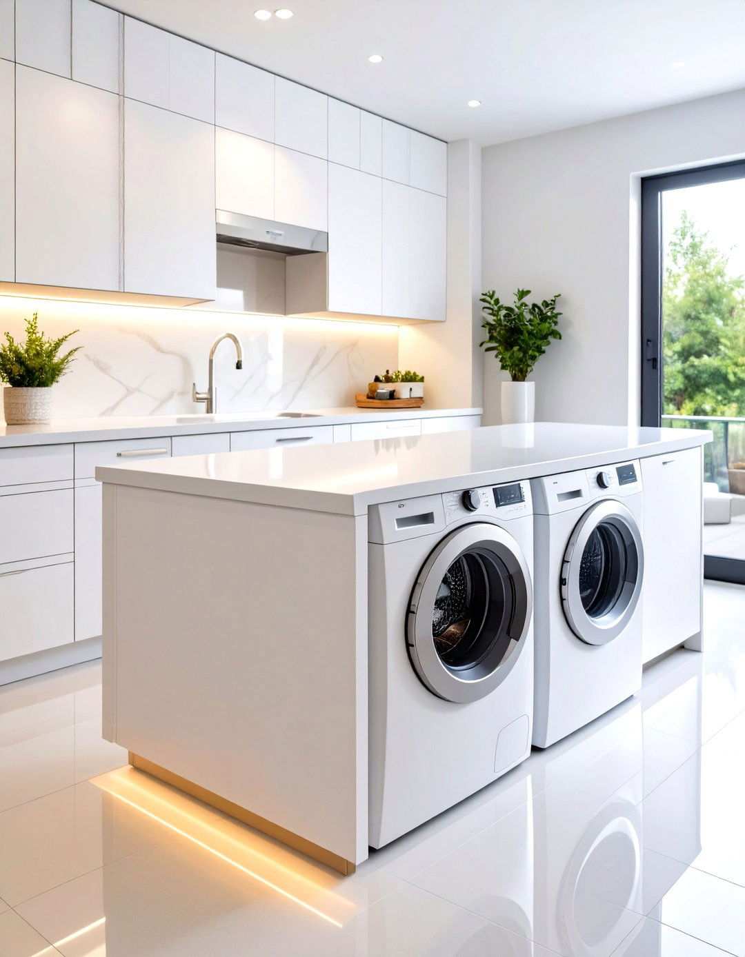 Heated Countertop Surface System - 24 Laundry Room Countertop Ideas