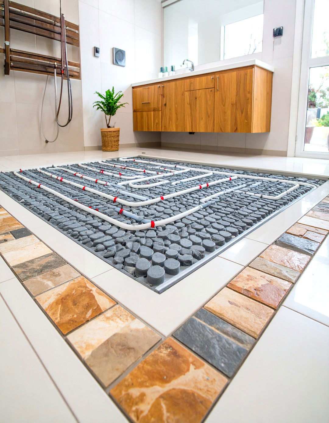 Heated Floor Systems With Smart Controls - 24 Spa Like Bathroom Ideas