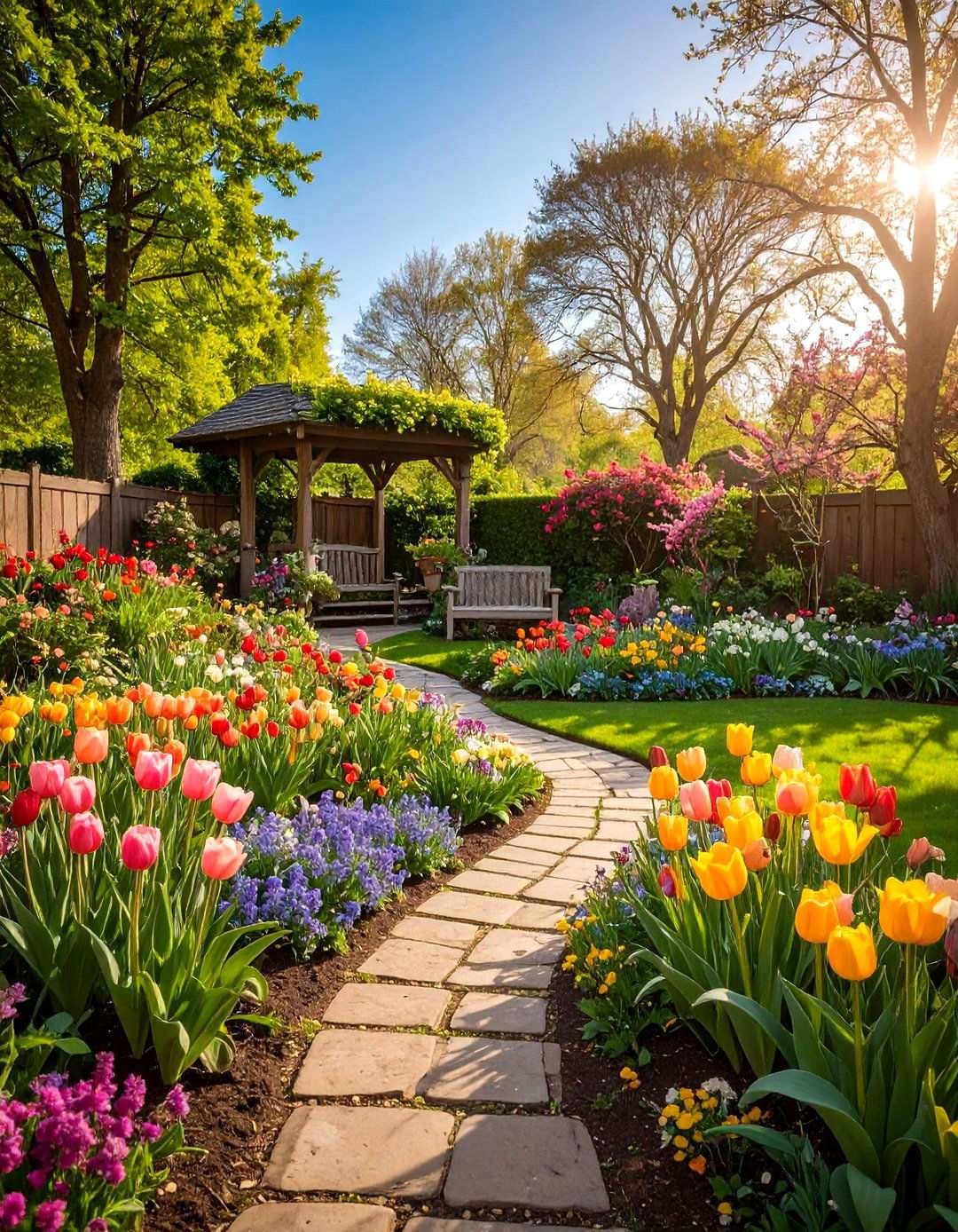 Heirloom Spring Flower Garden - 24 Spring Garden Ideas