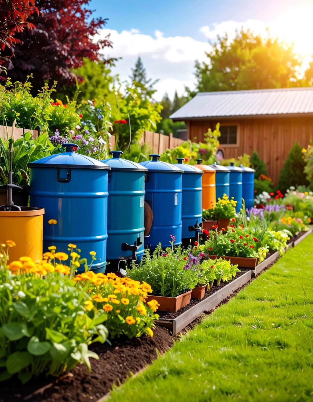 Herb Garden Rain Collection System - 24 Herb Garden Ideas