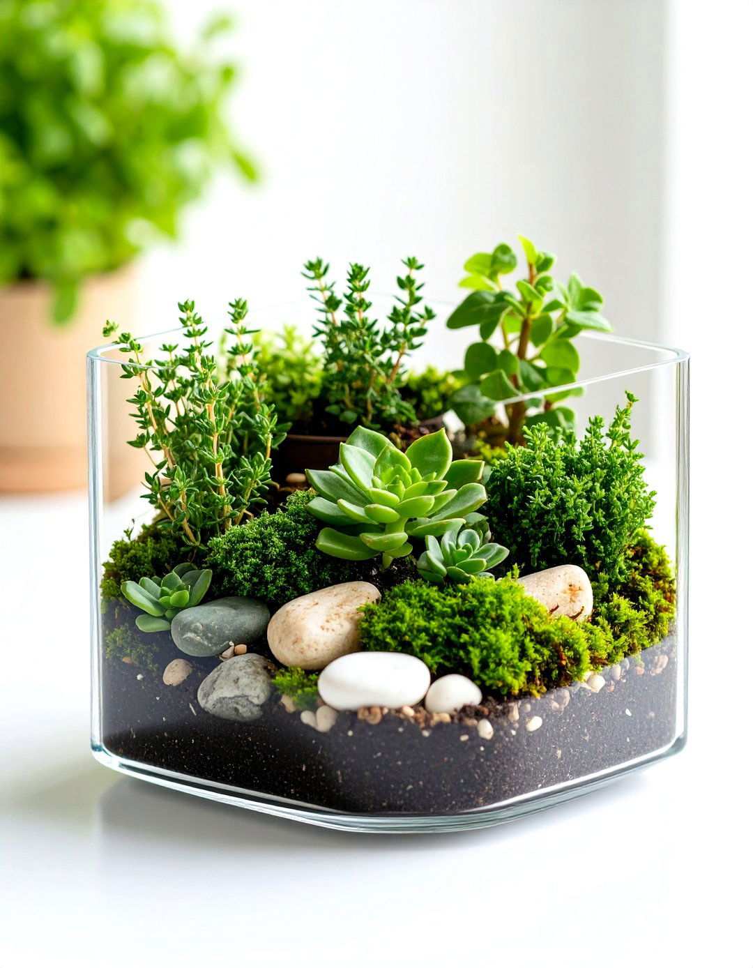 Herb Garden Terrarium - 24 Terrarium Ideas