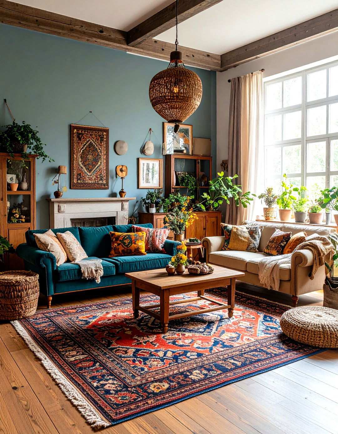Heritage Style Living Room Warmth - 24 Traditional Interior Design Ideas