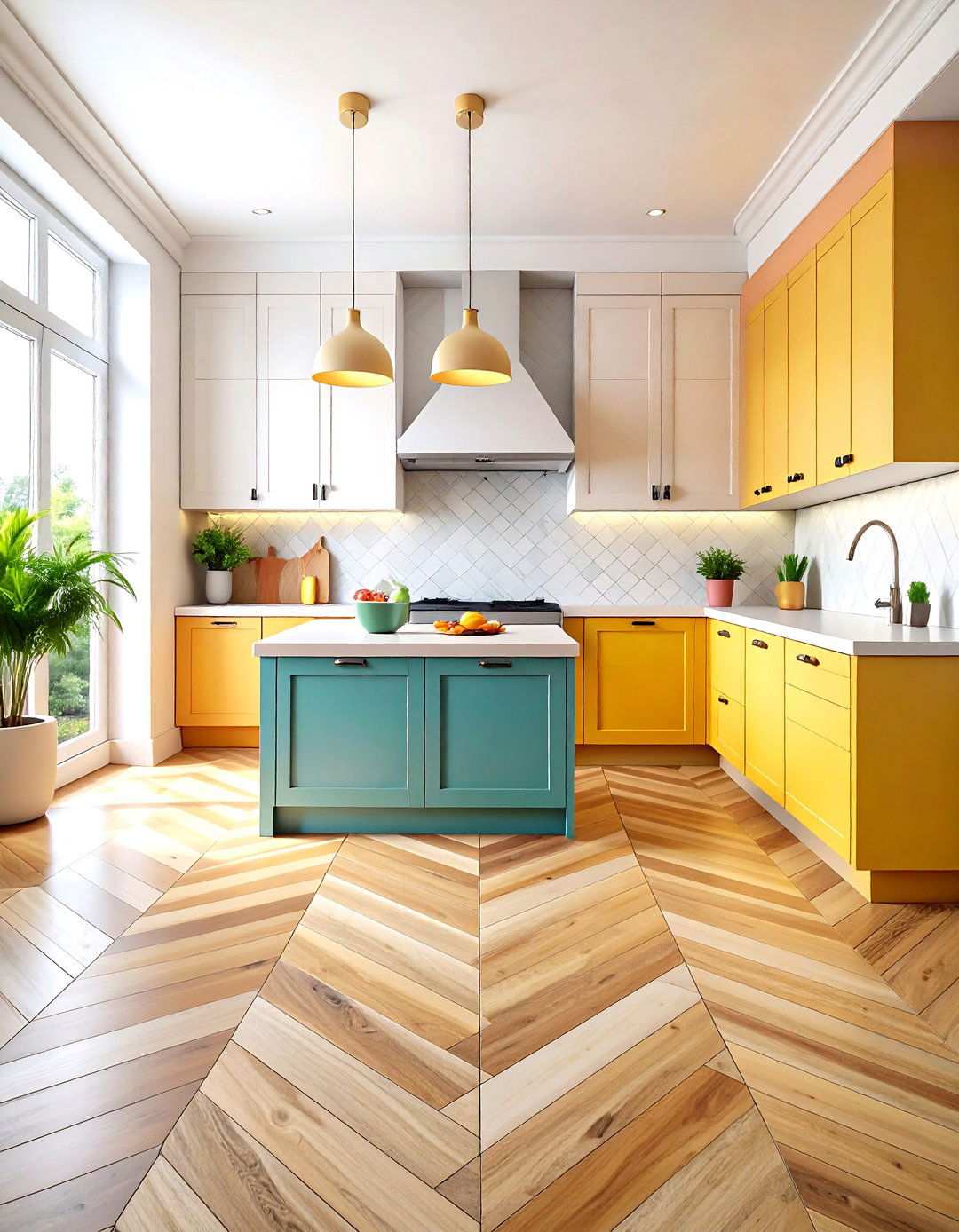 Herringbone Travertine Floor Patterns - 24 Travertine Floor Kitchen Ideas