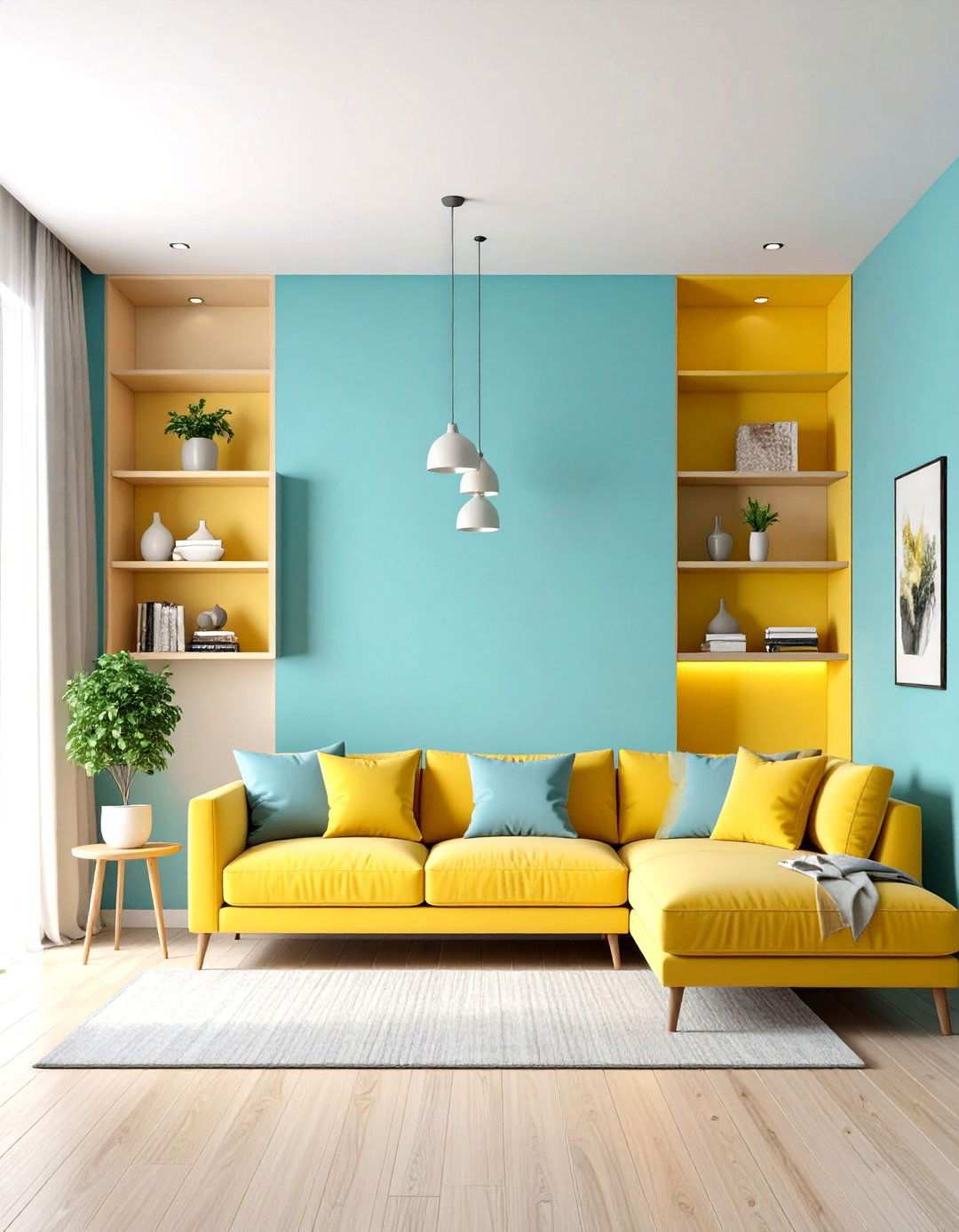 Hidden and Recessed Designs - 24 Living Room Shelf Ideas