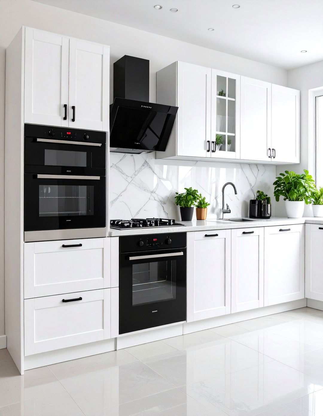 Hidden Appliance Integration Kitchen - 24 Small Kitchen with Black Appliances Ideas
