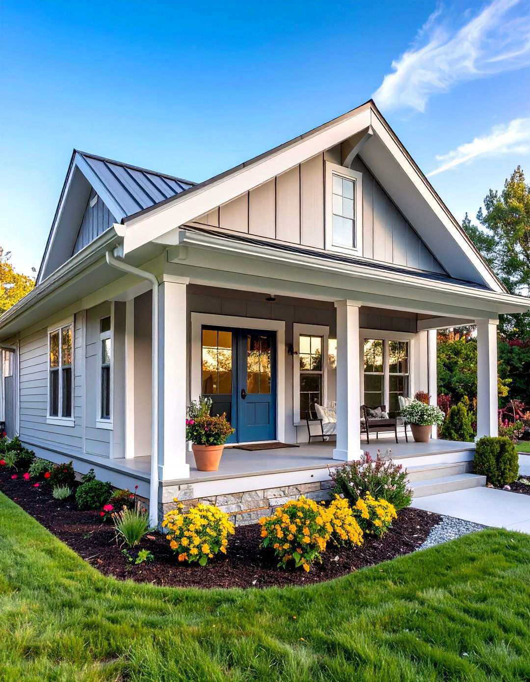 Hip Roof Metal Configuration - 24 Metal Roof Porch Design Ideas
