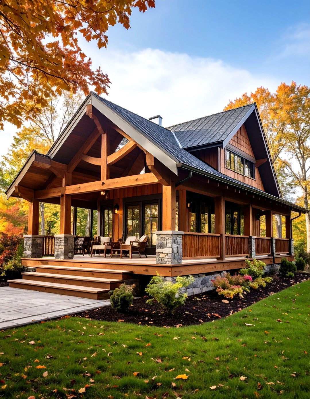 Hip Shed Roof Combination - 24 Shed Roof Porch Design Ideas