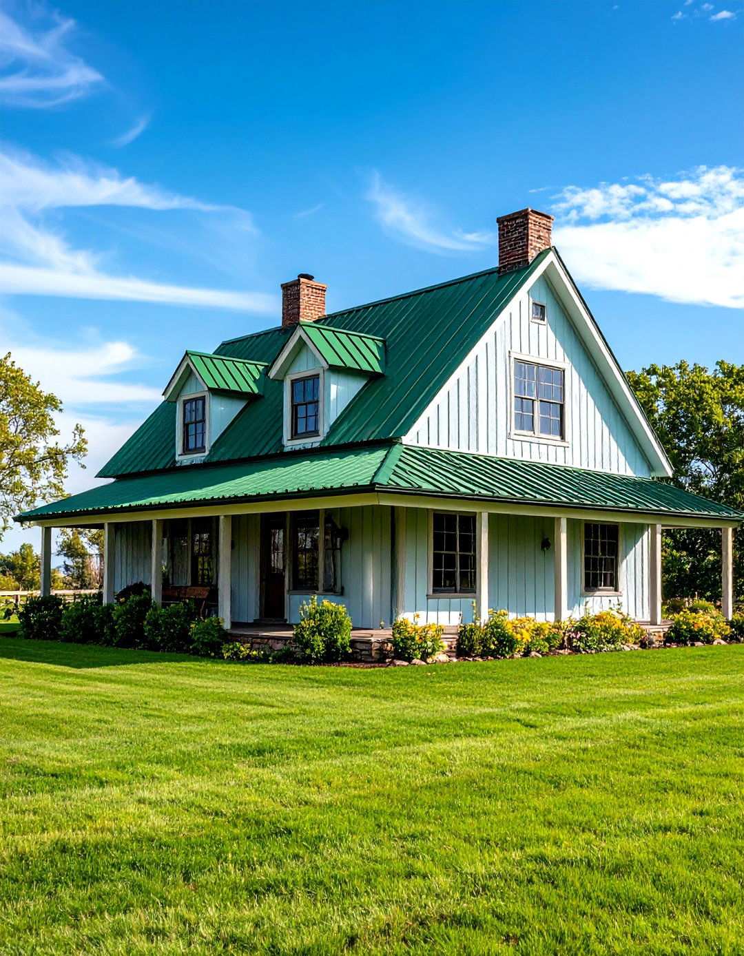 Historic Farmhouse Green Roof Additions - 24 Houses With Green Roofs