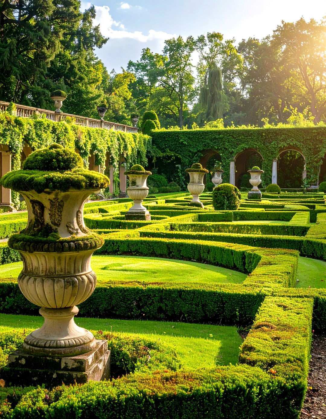Historical Estate Moss Garden - 24 Moss Garden Ideas