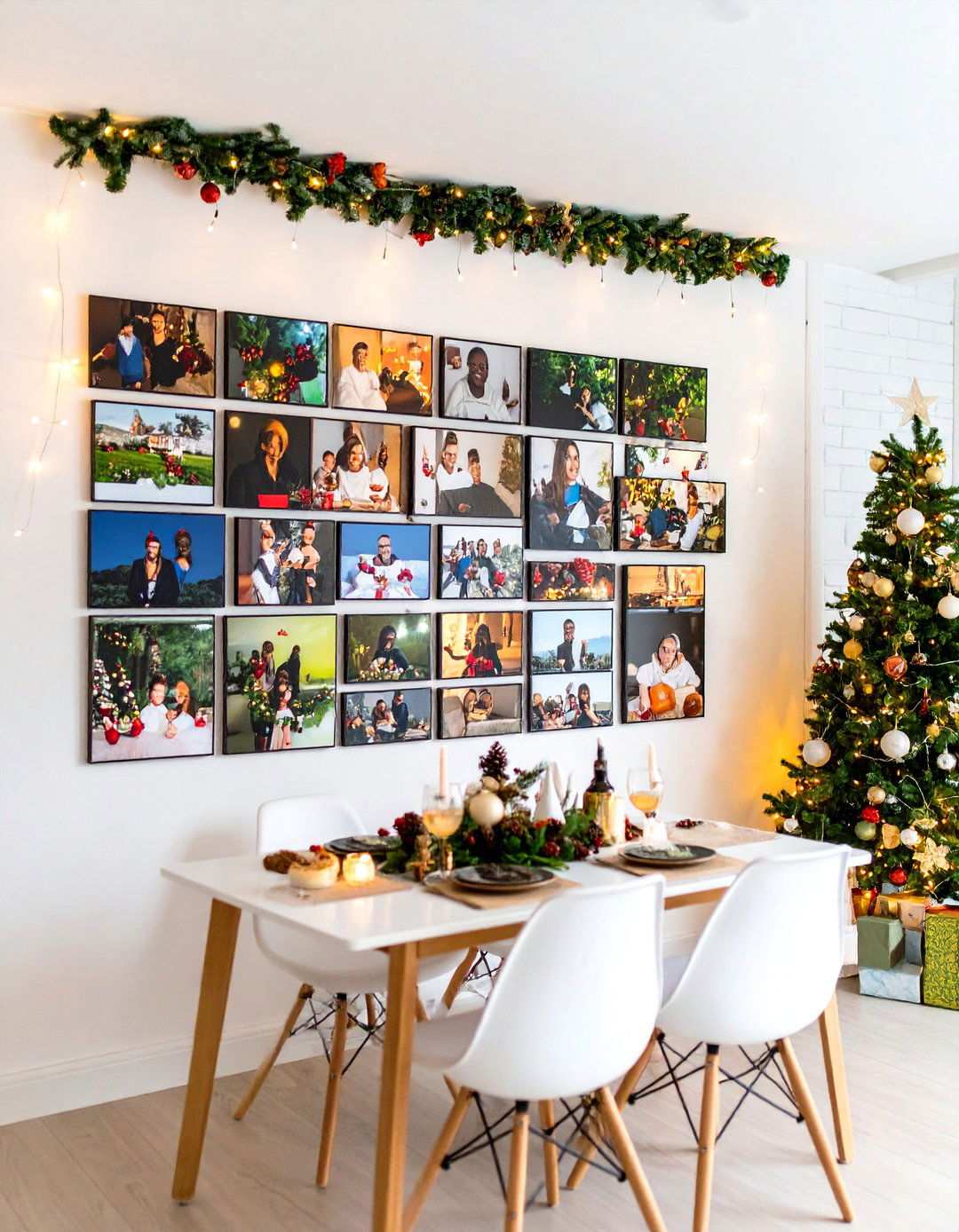 Holiday Seasonal Photo Rotations - 24 Photo Wall Ideas