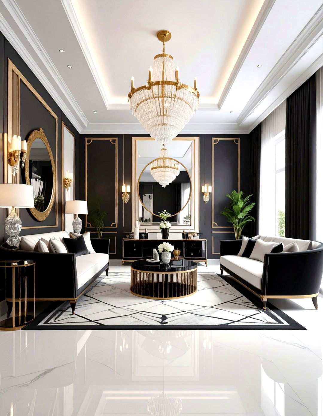 Hollywood Regency Glamour Room - 24 Vintage Nursery Ideas