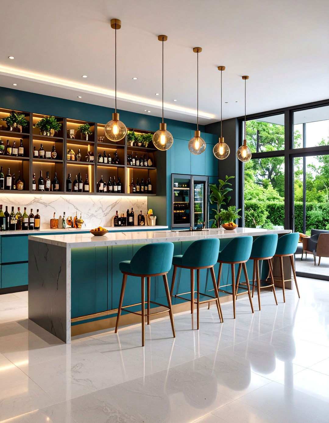 Home Bar Integration - 24 Tv Room Ideas