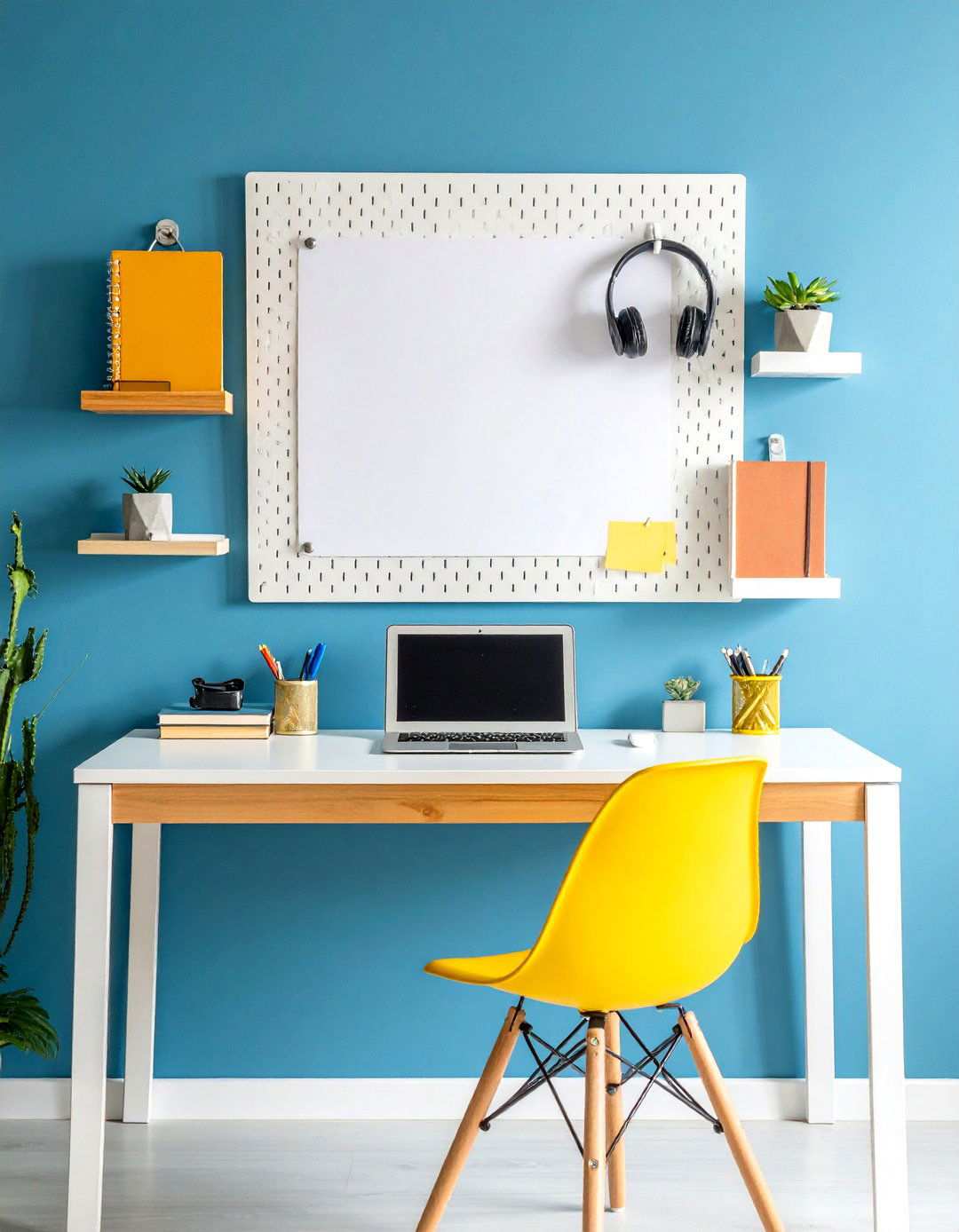 Home Office Organization Hub - 24 Pegboard Ideas