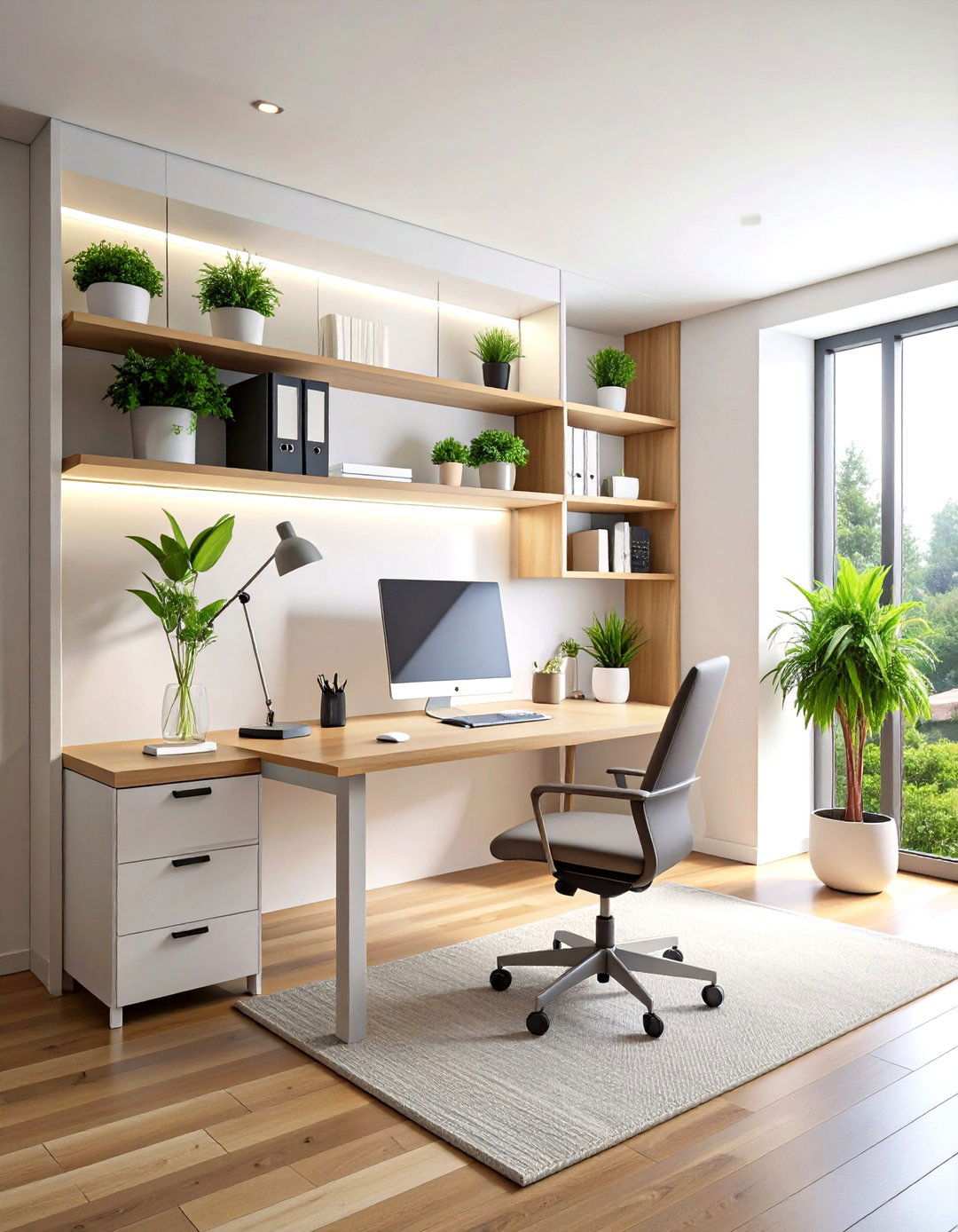 Home Office Organization Niche - 24 Wall Niche Ideas