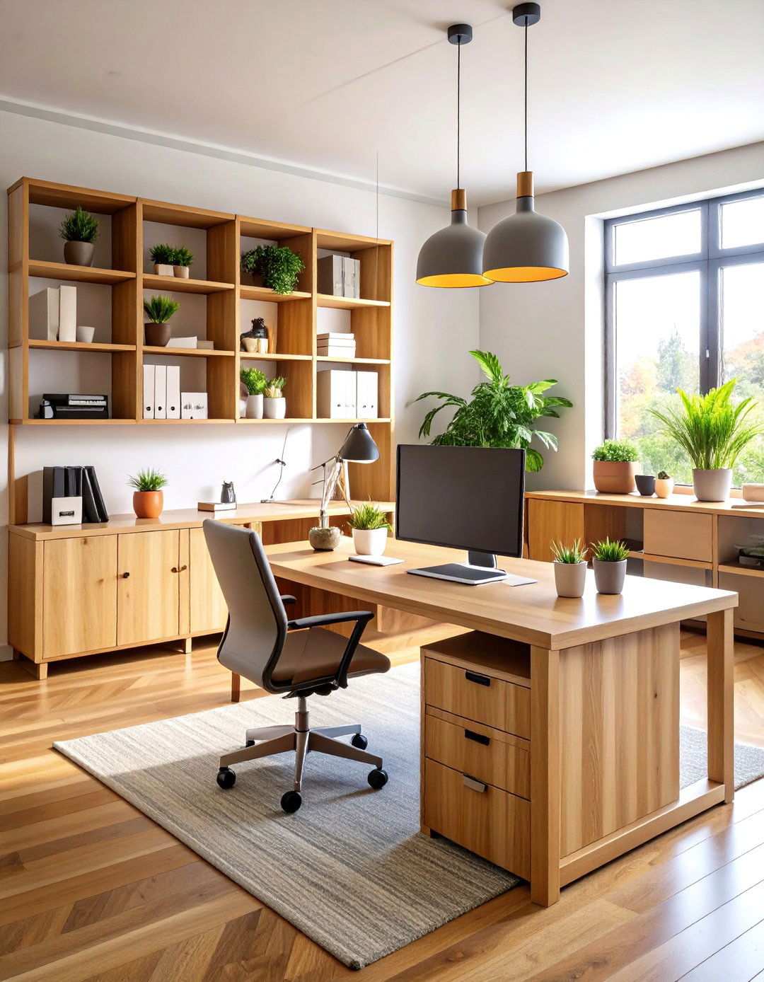 Home Office Organization System - 24 Scandinavian Interior Design Ideas