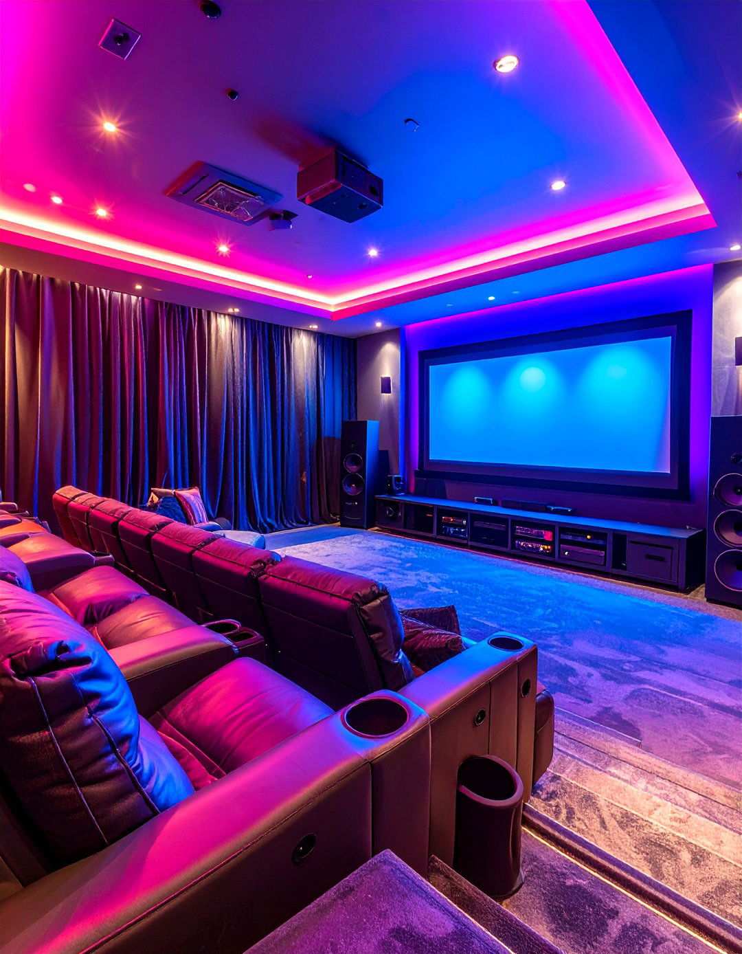 Home Theater Gaming Integration - 24 Small Game Room Ideas