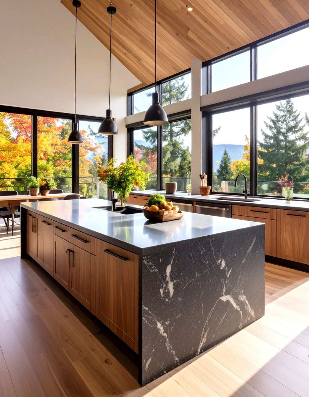 Honed Granite Matte Finish - 24 Outdoor Kitchen Countertop Ideas