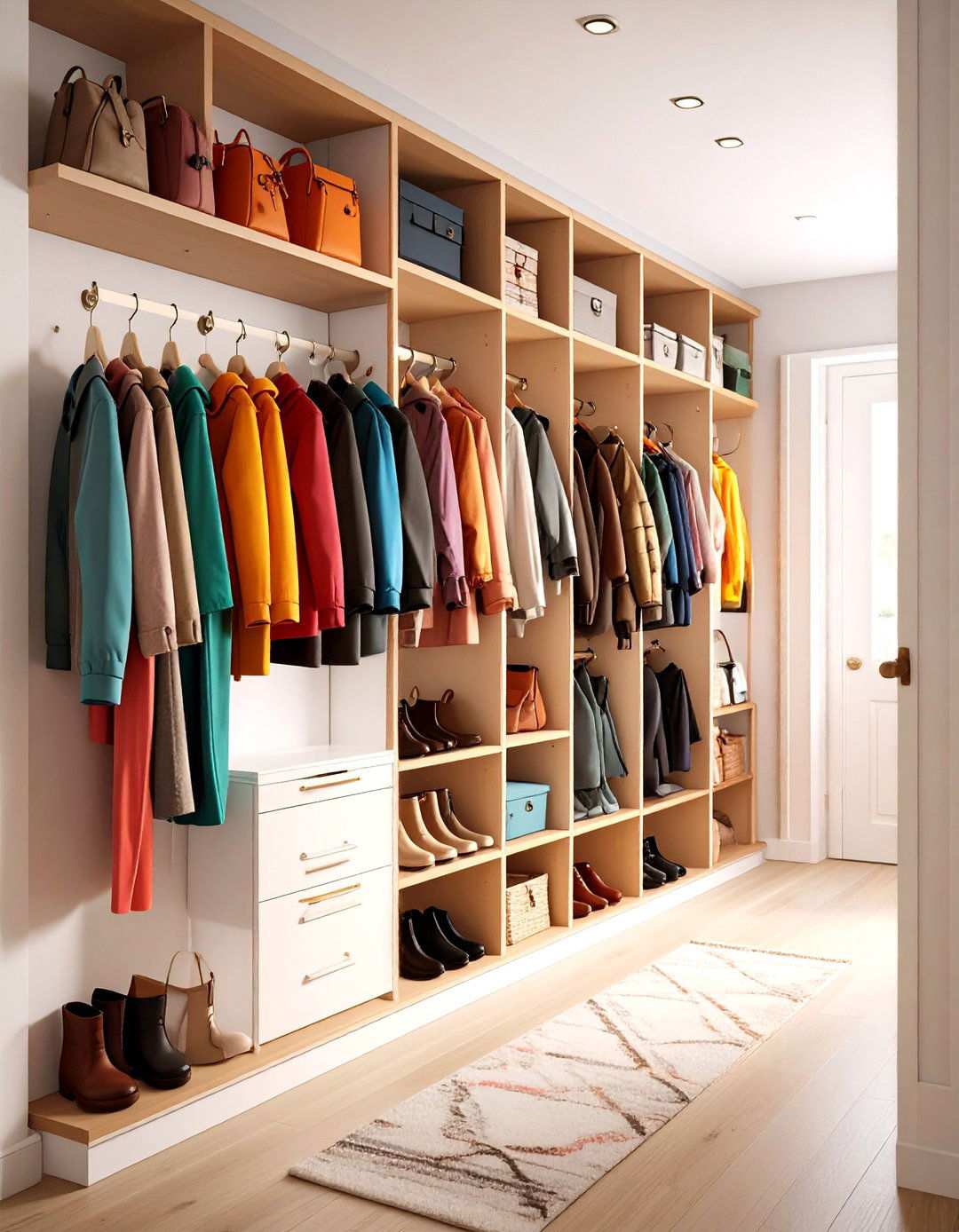 Hook and Peg Systems - 24 Narrow Hallway Ideas