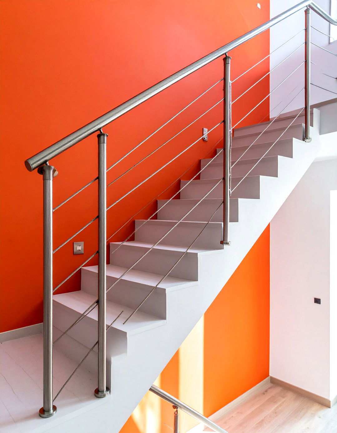Horizontal Cable Railing Systems - 24 Stair Railing Ideas