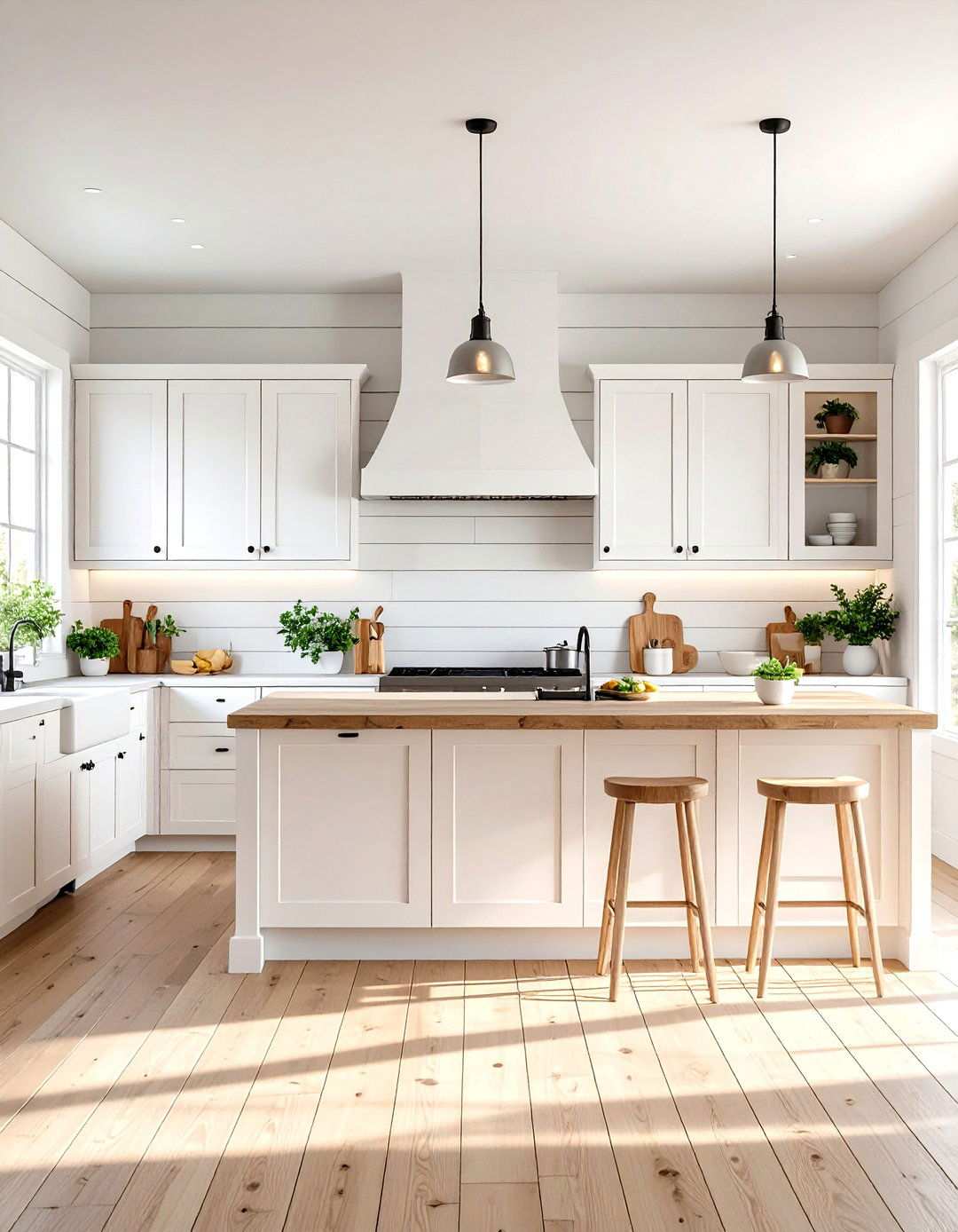 Horizontal Shiplap Wood Planks - 24 Wood Trim Accent Wall Ideas