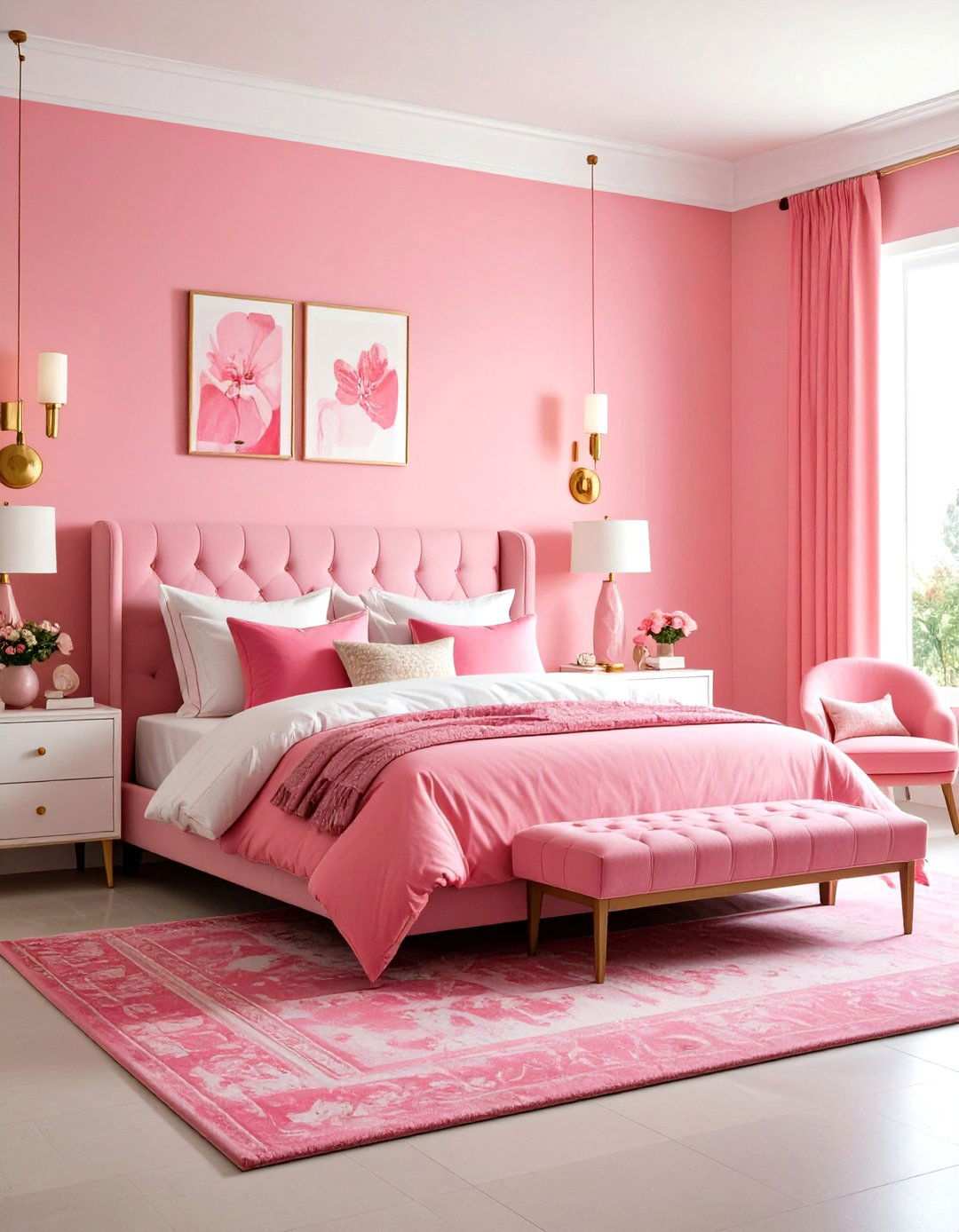 Hot Pink Maximalist Bedroom Explosion - 24 Hot Pink Bedroom Ideas