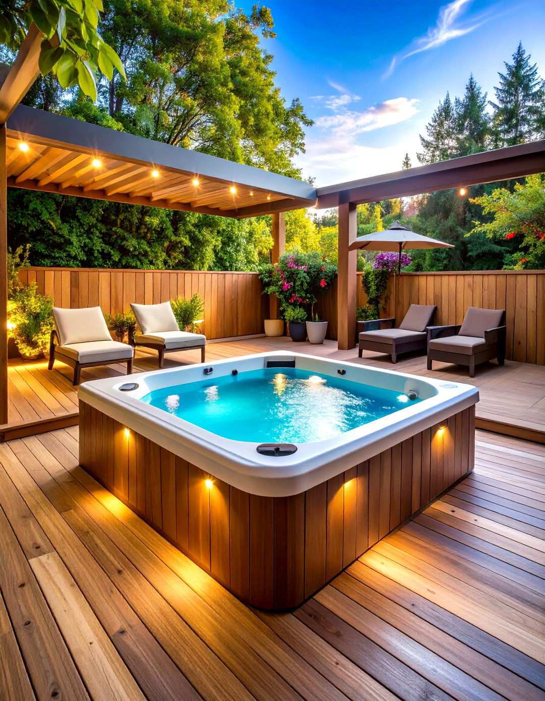 Hot Tub Integration Platform - 24 Mobile Home Deck Ideas