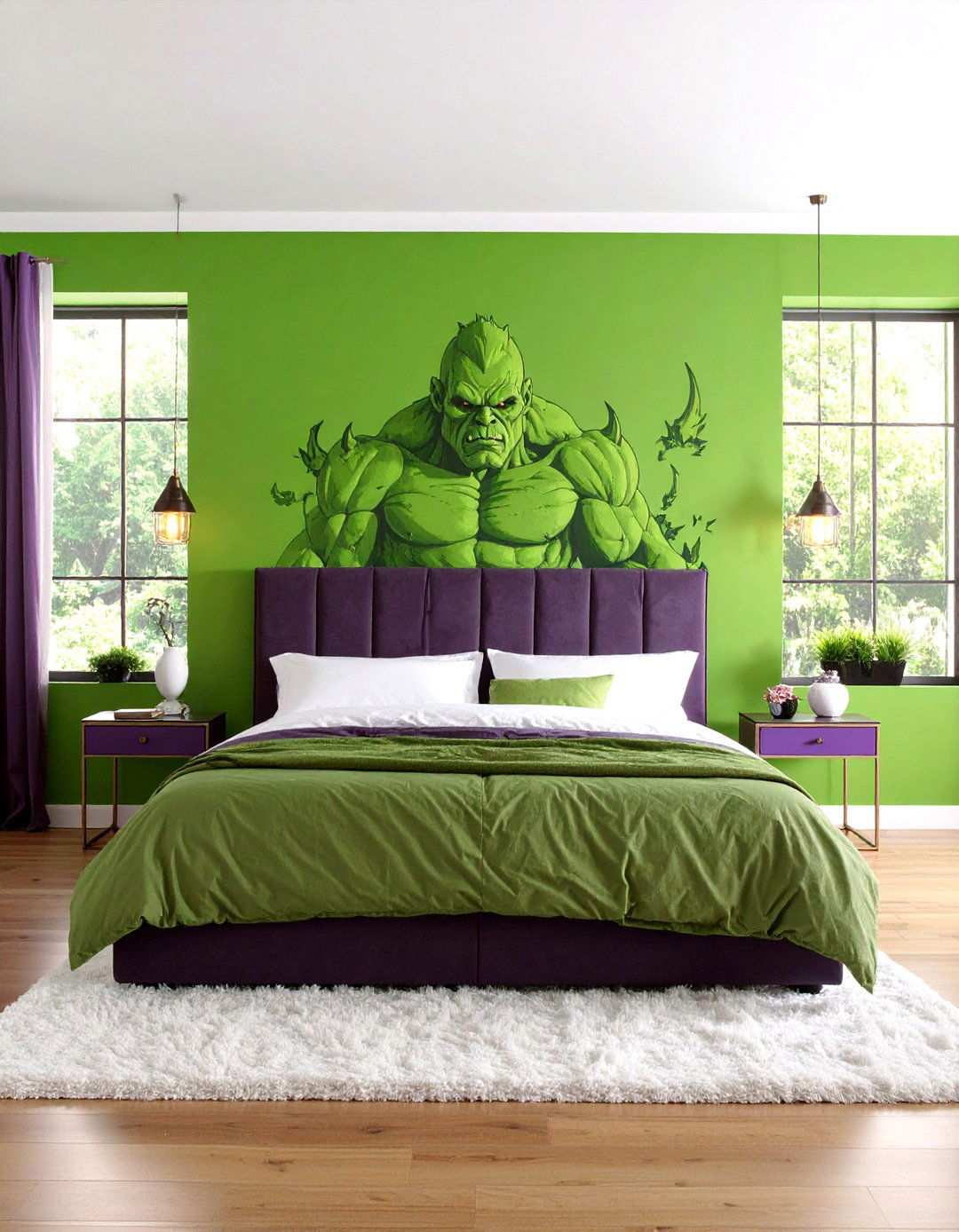 Hulk Smash Power Chamber - 24 Marvel Bedroom Ideas
