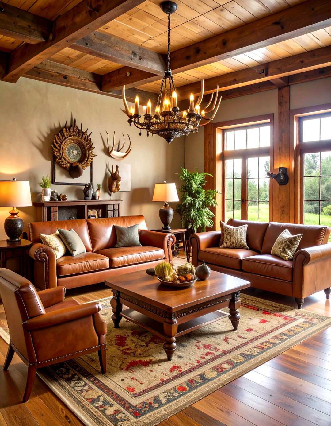 Hunting Trophy Room Furniture Integration - 24 Hunting Trophy Room Ideas