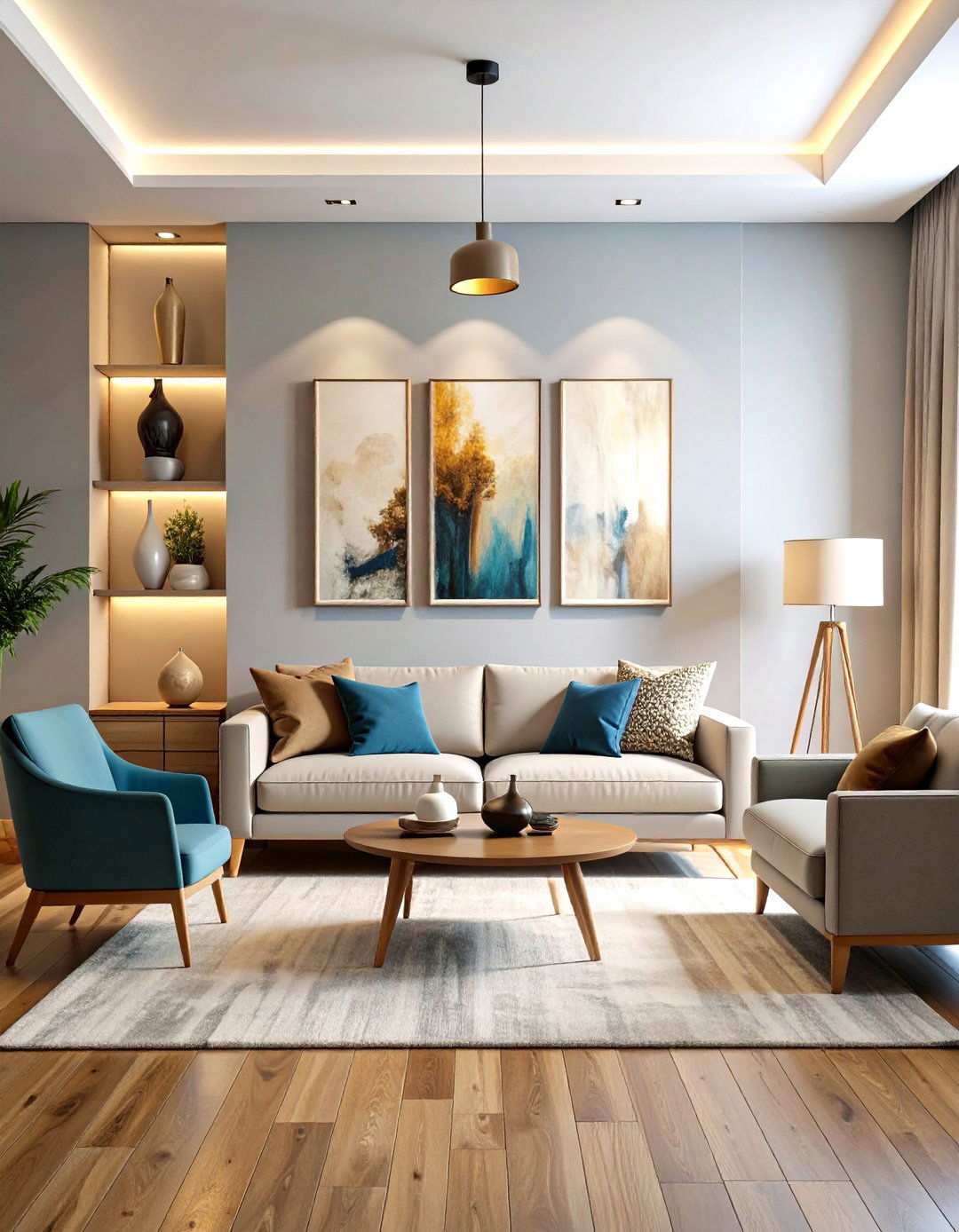Illuminated Art Gallery Niche - 24 Wall Niche Ideas
