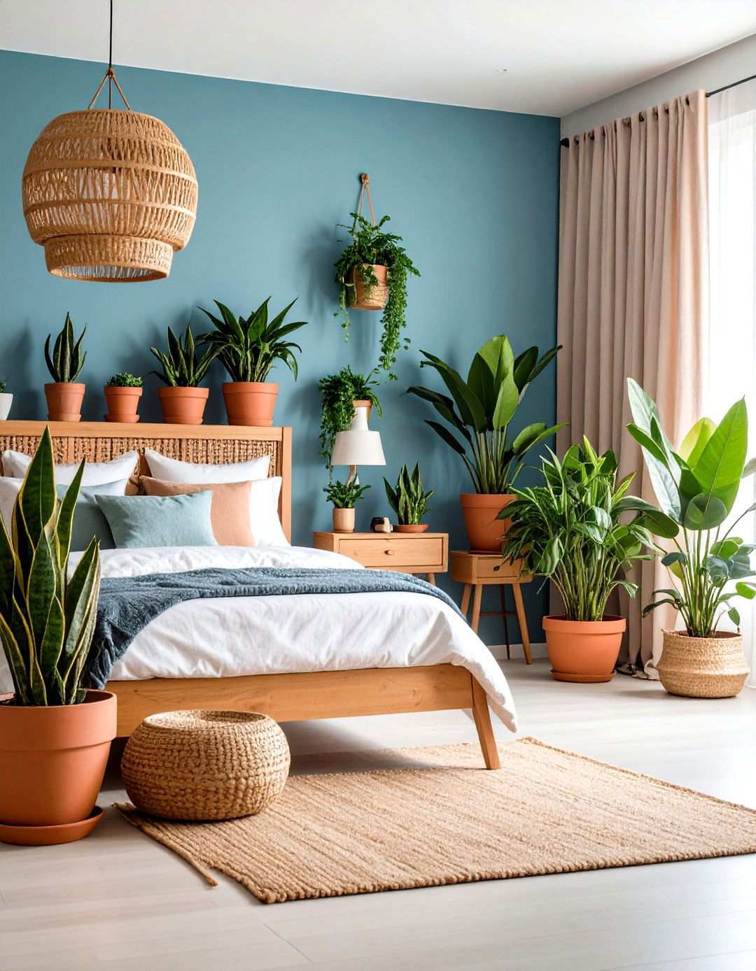 Indoor Plant Integration - 24 Japanese Bedroom Ideas