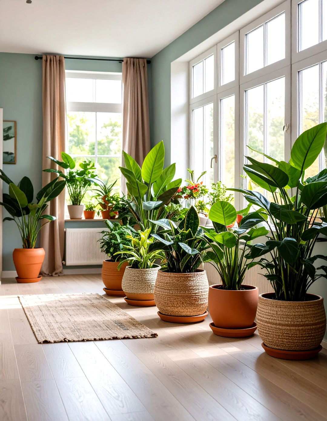 Indoor Plant Integration - 24 Scandinavian Entryway Ideas